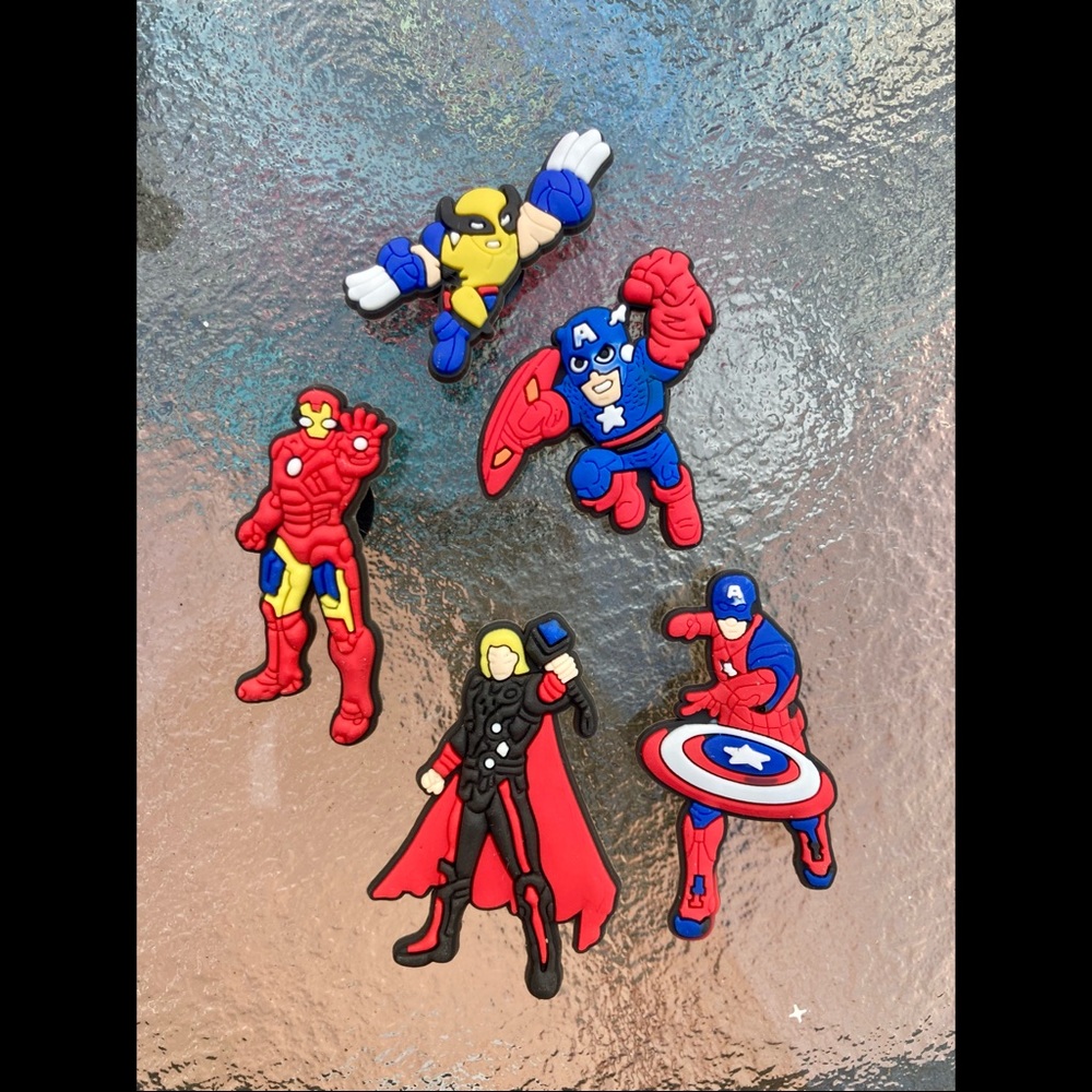 Marvel Avengers Crocs Jibbitz Set
